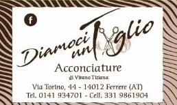 Inserzione di Diamoci un Taglio Acconciature sulla pagina sponsor di Ferrere Miele