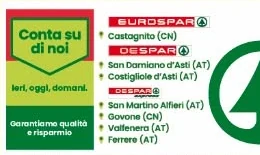Inserzione di Eurospar e Despar sulla pagina sponsor di Ferrere Miele