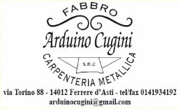 Inserzione di Fabbro Arduino Cugini sulla pagina sponsor di Ferrere Miele