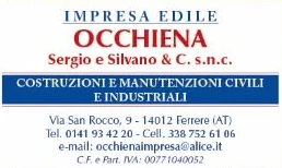 Inserzione di Impresa Edile Occhiena sulla pagina sponsor di Ferrere Miele