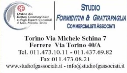 Inserzione di Studio Formentini & Grattapaglia sulla pagina sponsor di Ferrere Miele